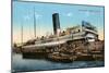 Steamer Coaling, Port Said, Egypt, 20th Century-null-Mounted Giclee Print