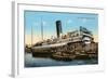 Steamer Coaling, Port Said, Egypt, 20th Century-null-Framed Giclee Print