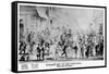 Steamer Day in San Francisco, California, 19th Century-null-Framed Stretched Canvas