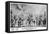 Steamer Day in San Francisco, California, 19th Century-null-Framed Stretched Canvas