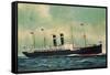 Steamer Kroonland, 1903-Antonio Jacobsen-Framed Stretched Canvas