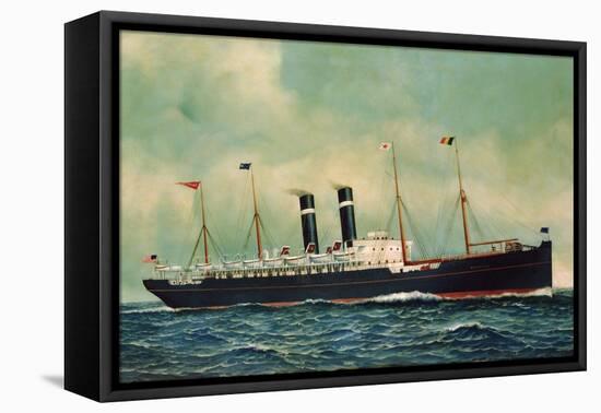 Steamer Kroonland, 1903-Antonio Jacobsen-Framed Stretched Canvas