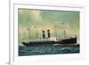 Steamer Kroonland, 1903-Antonio Jacobsen-Framed Giclee Print