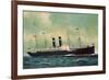 Steamer Kroonland, 1903-Antonio Jacobsen-Framed Giclee Print