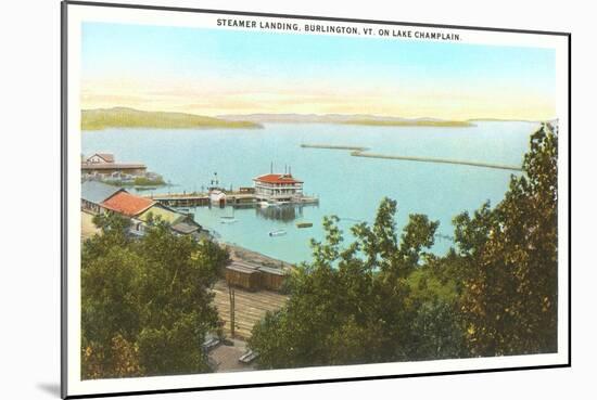 Steamer Landing on Lake Champlain, Vermont-null-Mounted Art Print