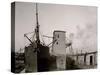 Steamer Loading Grain from Floating Elevator, New Orleans, La.-null-Stretched Canvas