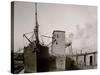 Steamer Loading Grain from Floating Elevator, New Orleans, La.-null-Stretched Canvas