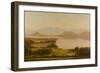 Steamer Off Shelburne Point, 1850-1890-Charles Louis Heyde-Framed Giclee Print