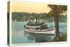 Steamer on Lake Bomoseen, Rutland, Vermont-null-Stretched Canvas