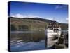 Steamer on Lake Windermere, Lake District National Park, Cumbria, England, United Kingdom-David Hughes-Stretched Canvas