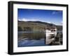 Steamer on Lake Windermere, Lake District National Park, Cumbria, England, United Kingdom-David Hughes-Framed Photographic Print