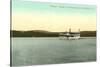 Steamer on Schroon Lake, Adirondacks, New York-null-Stretched Canvas