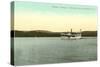 Steamer on Schroon Lake, Adirondacks, New York-null-Stretched Canvas