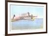 Steamer Rounding Brant Point, Nantucket, Massachusetts-null-Framed Premium Giclee Print