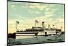 Steamer S.S. City of Toledo, Detroit and Toledo-null-Mounted Giclee Print