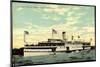 Steamer S.S. City of Toledo, Detroit and Toledo-null-Mounted Giclee Print