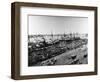 Steamer Ships in Calcutta Harbor-null-Framed Photographic Print