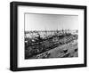 Steamer Ships in Calcutta Harbor-null-Framed Photographic Print