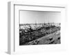 Steamer Ships in Calcutta Harbor-null-Framed Photographic Print