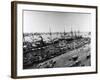 Steamer Ships in Calcutta Harbor-null-Framed Photographic Print