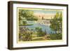 Steamer, Thousand Islands, New York-null-Framed Art Print