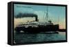 Steamer Western States En Route, Vapor, Detroit Line-null-Framed Stretched Canvas