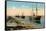 Steamers Passing Through the Suez Canal, Egypt, 20th Century-null-Framed Stretched Canvas