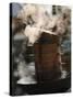 Steaming Baskets on Wok, Leshan, Sichuan, China-Porteous Rod-Stretched Canvas