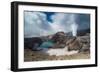 Steaming Fumarole on the Gorely Volcano, Kamchatka, Russia, Eurasia-Michael-Framed Photographic Print