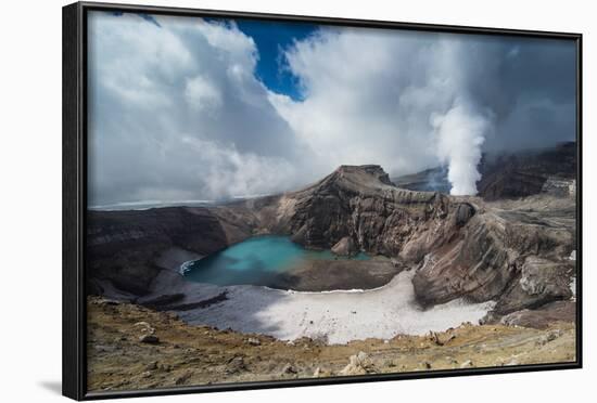 Steaming Fumarole on the Gorely Volcano, Kamchatka, Russia, Eurasia-Michael-Framed Photographic Print