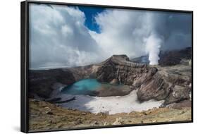 Steaming Fumarole on the Gorely Volcano, Kamchatka, Russia, Eurasia-Michael-Framed Photographic Print