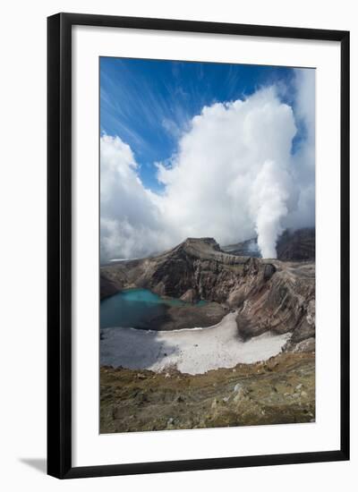 Steaming Fumarole on the Gorely Volcano, Kamchatka, Russia, Eurasia-Michael-Framed Photographic Print