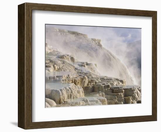 Steaming Hot Springs-null-Framed Photographic Print