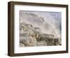 Steaming Hot Springs-null-Framed Photographic Print