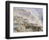 Steaming Hot Springs-null-Framed Photographic Print