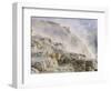 Steaming Hot Springs-null-Framed Photographic Print