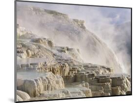 Steaming Hot Springs-null-Mounted Photographic Print