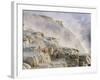 Steaming Hot Springs-null-Framed Photographic Print