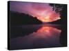 Steaming Kentucky River at Sunrise, Kentucky, USA-Adam Jones-Stretched Canvas