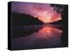Steaming Kentucky River at Sunrise, Kentucky, USA-Adam Jones-Stretched Canvas