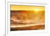 Steaming Madison River at Madison Junction, Yellowstone National Park, Wyoming-Adam Jones-Framed Photographic Print