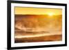 Steaming Madison River at Madison Junction, Yellowstone National Park, Wyoming-Adam Jones-Framed Photographic Print