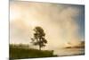 Steaming mist at sunrise along Firehole River, Yellowstone National Park, Wyoming-Adam Jones-Mounted Premium Photographic Print