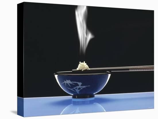 Steaming Rice and Chop Sticks-Gerrit Buntrock-Stretched Canvas