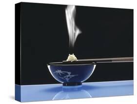 Steaming Rice and Chop Sticks-Gerrit Buntrock-Stretched Canvas