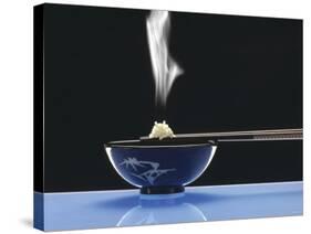 Steaming Rice and Chop Sticks-Gerrit Buntrock-Stretched Canvas