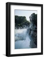 Steaming Water in the Di-Re Valley, Beitou Hot Spring Resort, Taipeh, Taiwan, Asia-Michael Runkel-Framed Photographic Print