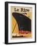 Steampship Normandie-null-Framed Art Print