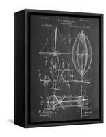 Steampunk Aerial Vessel 1893 Patent-null-Framed Stretched Canvas