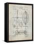 Steampunk Aerial Vessel 1893 Patent-Cole Borders-Framed Stretched Canvas